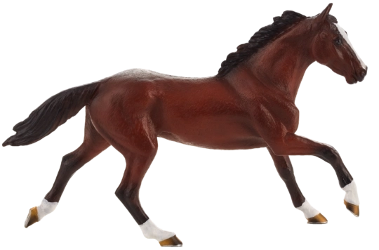 Realistična figura angleškega plnokrvnega konja