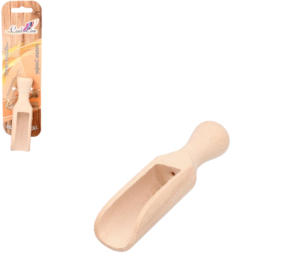 Lesena zajemalka iz bukovega lesa 10 cm