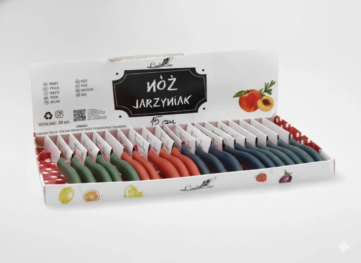 Kuhinjski nož za zelenjavo 15 cm, pakiranje 20 kos