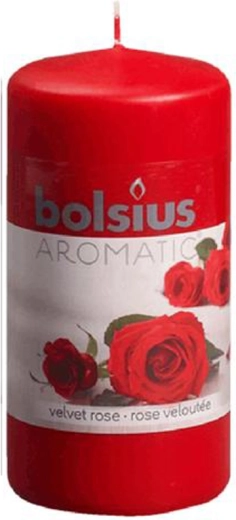 Svečа valj vrtnica 5,9 × 12,1 cm