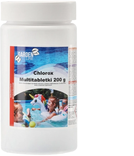 Klorove multitablete CHLOROX 200 g, pakiranje 1 kg