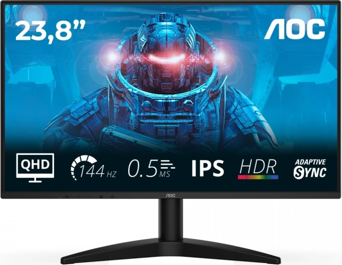 monitor 23,8" ips 144 hz s hdmi in displayport