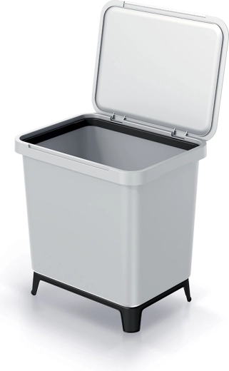 Koš za odpadke 29 l, pepelnato siv