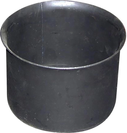 Stenska rozeta za dimnik iz jekla 160 mm, črna