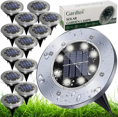Sončna vrtna svetila LED - 12 kosov