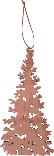 Lesen viseči okrasek v obliki božičnega drevesca 27 × 14 cm