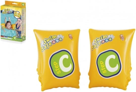 Napihljive rokavčke Swim Safe rumene, 2 komori 25 x 15 cm v škatli 12 x 19,5 cm za 3–6 let