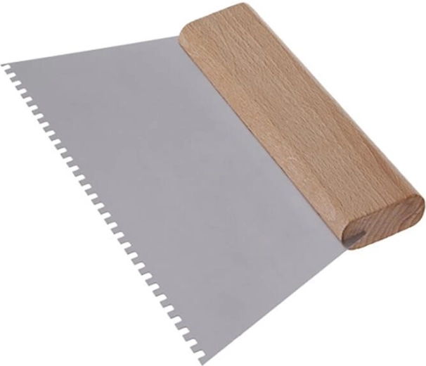 Jeklena zobata gladilka 250 mm s 4 zobmi