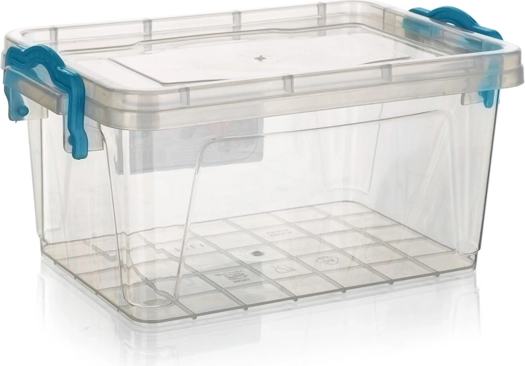 Posoda Gema pravokotna 1,5 l s turkiznimi ročaji