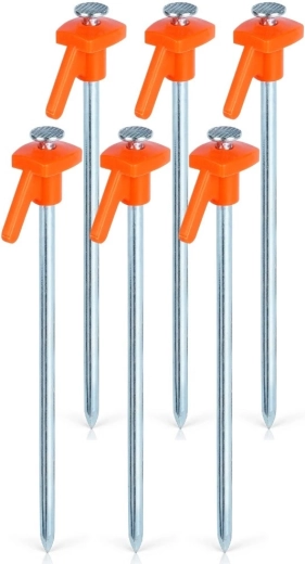 Set šotornih klinov 21 cm – 6 kosov