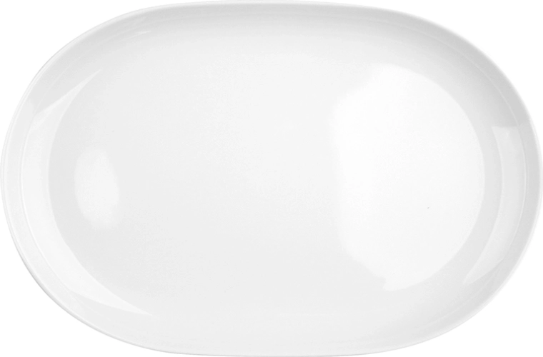 Mariapaula Moderna bel servirni pladenj (polskleda) 28 cm