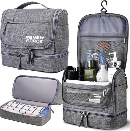 Travel Toiletry Bag with Hook