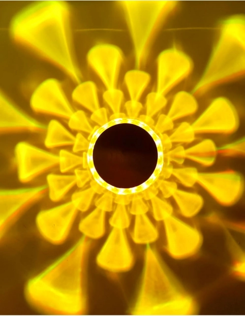 kristalna namizna LED svetilka z RGB osvetlitvijo