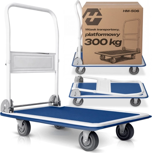 Humberg Platform Transport Trolley with a Load Capacity of 300 kg
