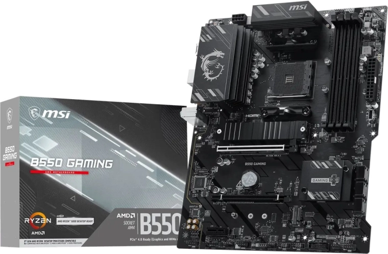 MSI B550 gaming osnovna plošča AM4 ATX