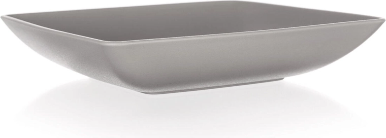 Globok kvadraten krožnik 17,5 × 17,5 cm iz plastike LATTE CULINARIA