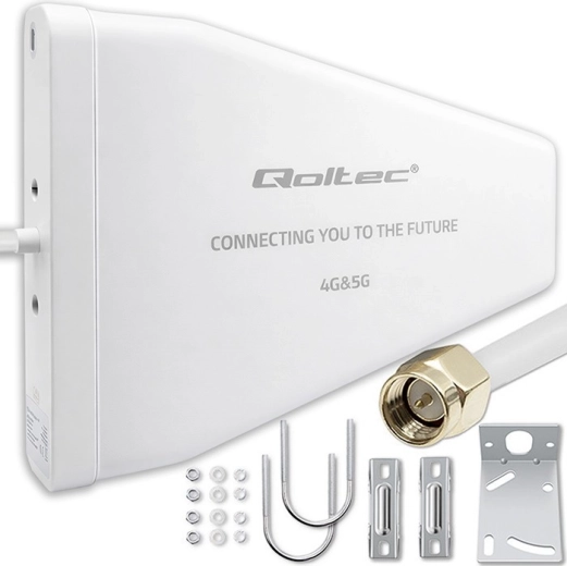 Directional outdoor 4G/5G LTE antenna 9 dBi, N female, IP67, 3 m cable