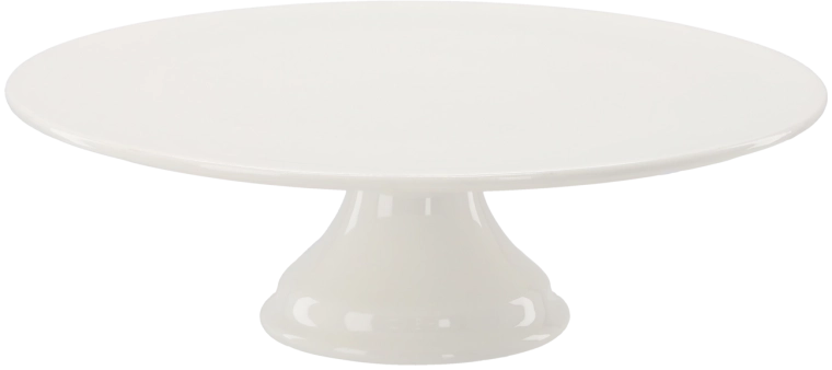 Porcelanasto okroglo stojalo s podstavkom 31 × 31 × 9,5 cm