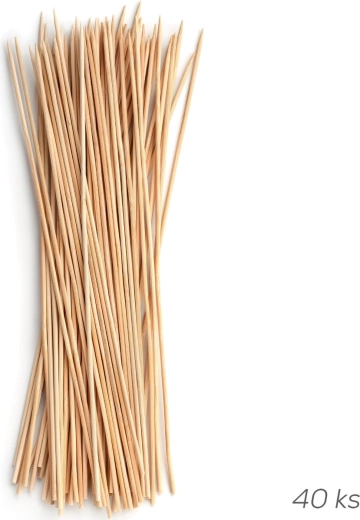 Nabodala (šilčki) za ražnjiče s konico 27 cm, 40 kos