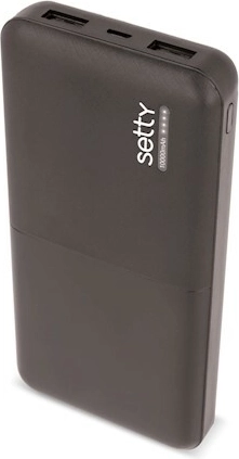 Setty power banka 10000 mAh črna