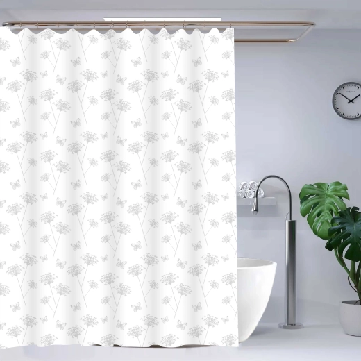 Kopalniško zaveso TORO Premium s cvetličnim vzorom 178 × 199 cm