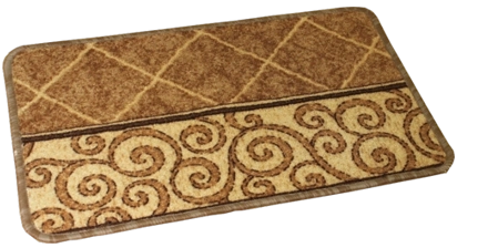 Kopalniška preproga Milano 40 × 66 cm s protidrsno obdelavo