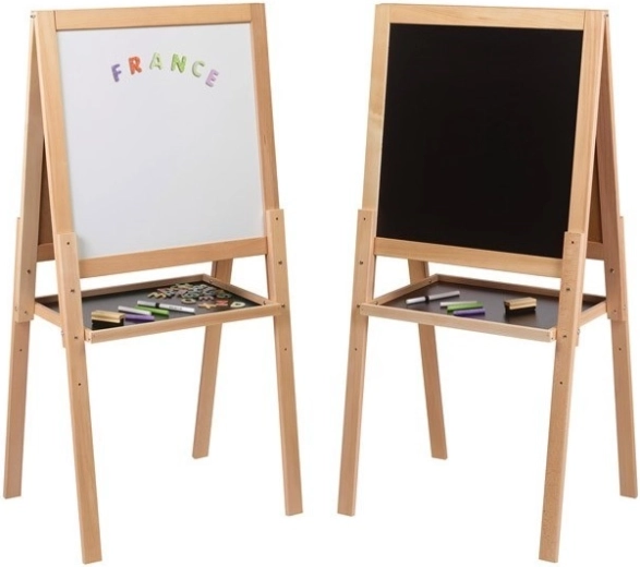 Jeujura lesena večnamenska tabla 54 × 54 cm