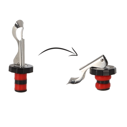 Zaskočni zamašek za steklenice s silikonskim tesnilom