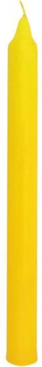 Namizna sveča Provence Bistro rumena 24 cm