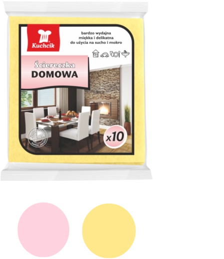 Gospodinjske kuhinjske krpe KUCHCIK 10 kos