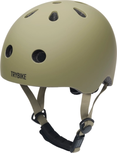 Otroška kolesarska čelada za kolo, poganjalec, rolerje in skateboard Trybike zelena XS