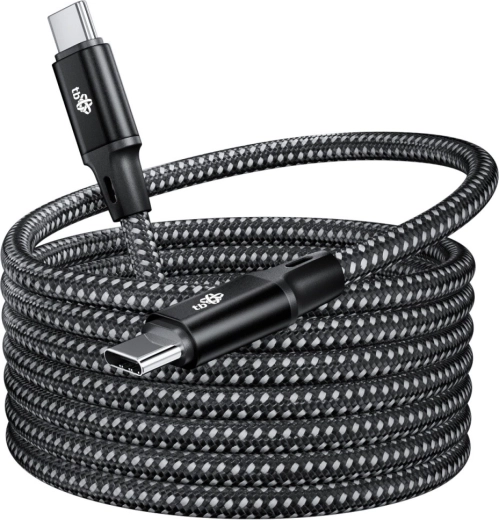 Magnetni kabel USB‑C na USB‑C 1 m, črn
