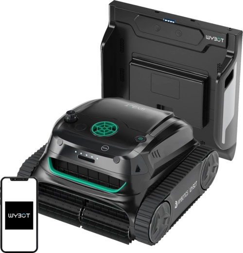 Brezžični robotski čistilec bazena WYBOT S2 Pro s podvodnim polnjenjem