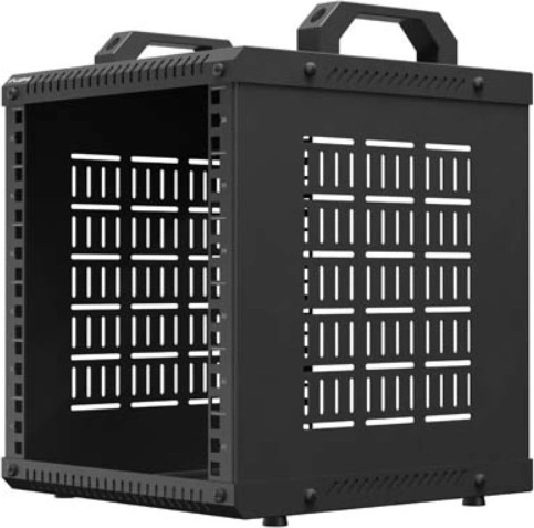 Lanberg odprta rack omara 10" 6U 280 × 300 mm črna