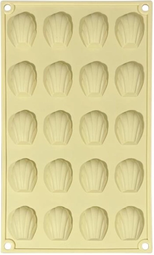 Silikonski pekač za medenjake, 20 kosov, krem