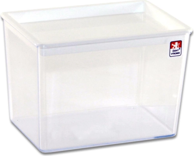 Posoda za razsute živila 0,6 l – visoka pravokotna, mešanica barv