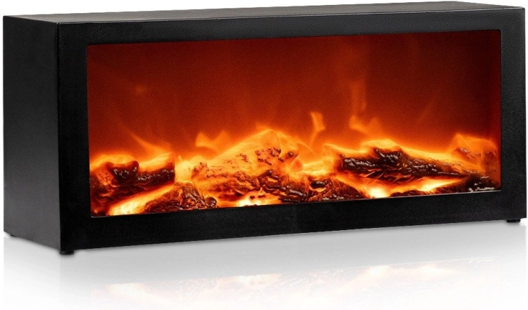 Dekorativni električni kamin Vilde z LED-osvetlitvijo 39,5 × 12 × 17,5 cm
