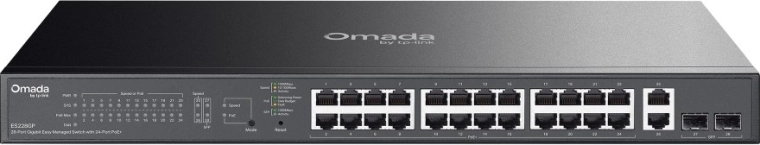 Omada enostavno upravljano gigabitno stikalo s PoE+ (28-portno)