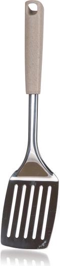 Lopatica z odprtinami NATURAL iz nerjavnega jekla 34,5 × 8 cm