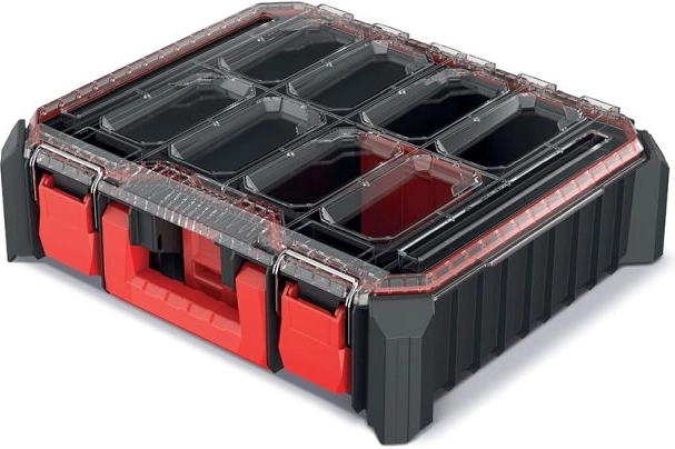 Organizator za orodje s tesnilom, 44,5 × 36,8 × 12,6 cm, črn