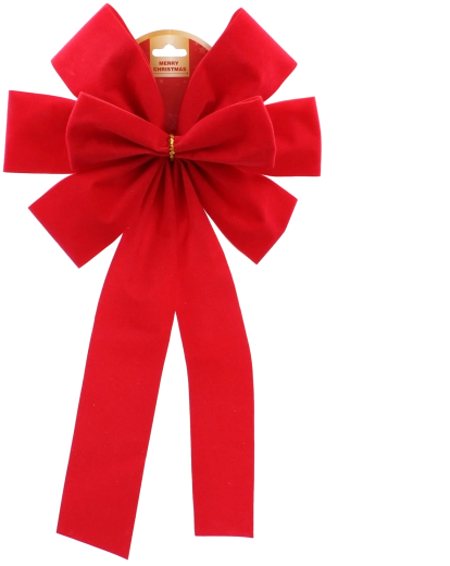 Božični rdeči trak 22 cm