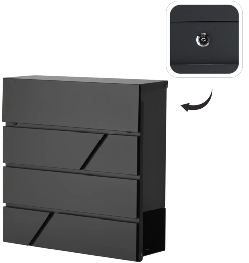 Poštni nabiralnik Nova 37 × 37 × 10,5 cm