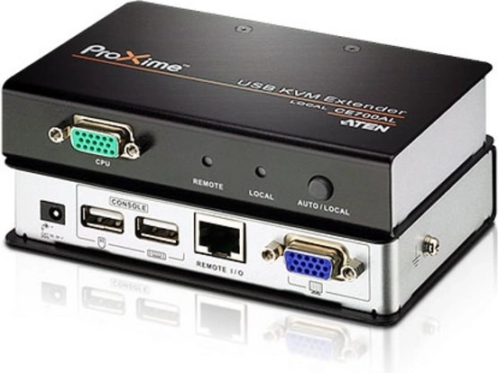 USB VGA KVM extender over Cat 5 - 1 piece