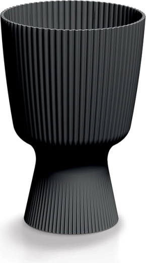 Cvetlični lonec Milly Round 14,6 cm ogljen