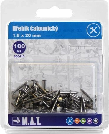 Tapetniški žebljički 20 × 1,8 mm (100 kos)