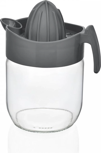 citrusov stiskalnik z posodo 0,425 l steklo/plast mešanica barv