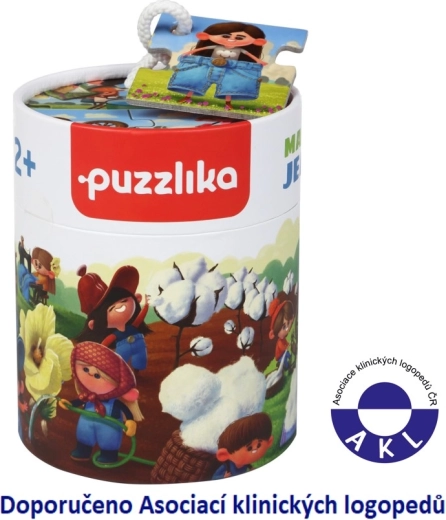Puzzlika Baby zaporedna sestavljanka Izdelava kavbojk, 15 delov