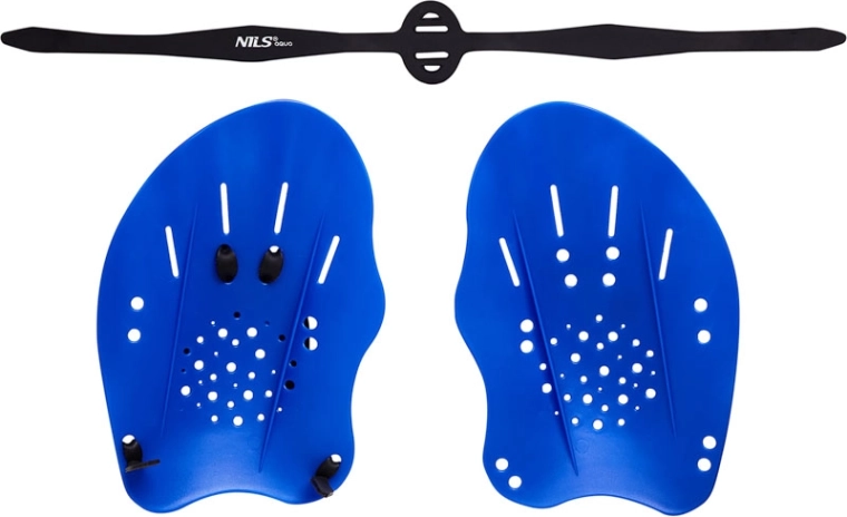 Plavalne lopatke NILS Aqua modre