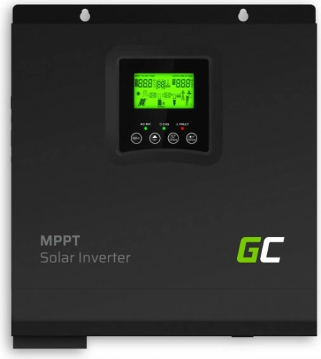 Solarni pretvornik Green Cell z MPPT polnilnikom 3000 W, 24 V, čisti sinus