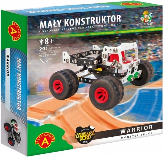 Gradbeni komplet Little Constructor monster truck-bojevnik